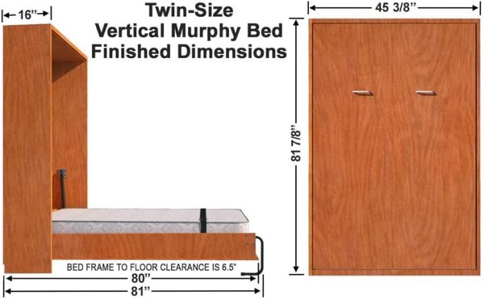 Standard Size WallBed Mechanism